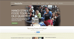 Desktop Screenshot of hanoifoodtour.com